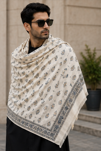 Traditional kashmiri shawl